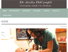 Tablet Screenshot of naturopathicmidwiferyservices.com